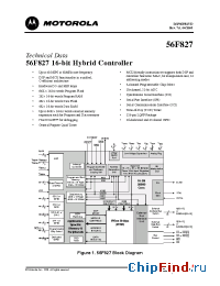 Datasheet SPAK56F827FG80 manufacturer Motorola