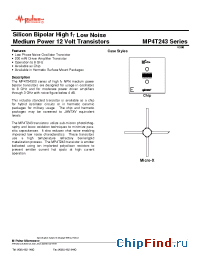 Datasheet MP4T24300 manufacturer M-pulse