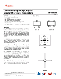 Datasheet MP4T636500 manufacturer M-pulse