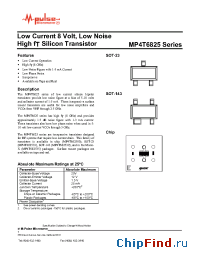 Datasheet MP4T6825 manufacturer M-pulse