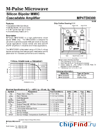 Datasheet MP4TD0300 manufacturer M-pulse