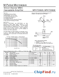 Datasheet MP4TD0636T manufacturer M-pulse