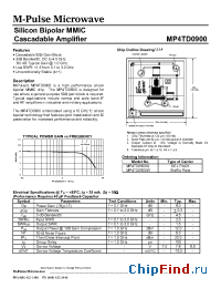Datasheet MP4TD0900 manufacturer M-pulse