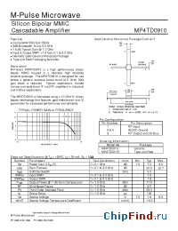 Datasheet MP4TD0910T manufacturer M-pulse