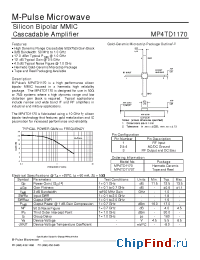 Datasheet MP4TD1170 manufacturer M-pulse