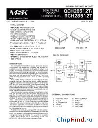 Datasheet RCH28512T manufacturer M.S. Kennedy