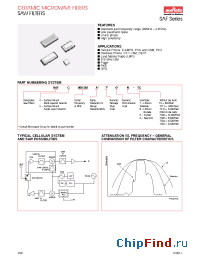 Datasheet SAFU1842.5A70NTC manufacturer Murata