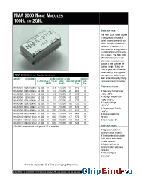 Datasheet NMA-2011 manufacturer Micronetics Wireless
