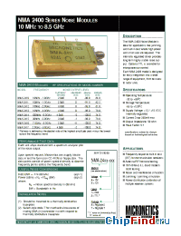 Datasheet NMA-2410 manufacturer Micronetics Wireless