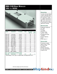 Datasheet NMA-5107 manufacturer Micronetics Wireless