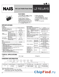 Datasheet ALZ11B05 manufacturer Nais