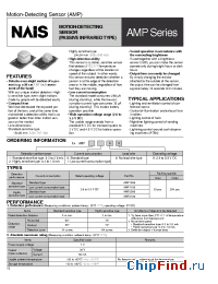 Datasheet AMP2009 manufacturer Nais