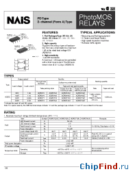 Datasheet AQW272A manufacturer Nais