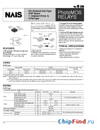 Datasheet AQY210 manufacturer Nais