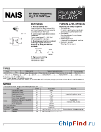 Datasheet AQY221N2V manufacturer Nais