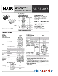 Datasheet ARE1306 manufacturer Nais