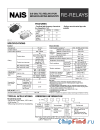 Datasheet ARE13A4H manufacturer Nais
