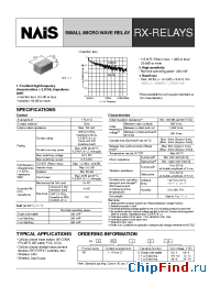 Datasheet ARX1003 manufacturer Nais