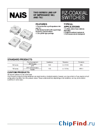 Datasheet ARZ145T05 manufacturer Nais