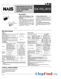 Datasheet ASX20003 manufacturer Nais