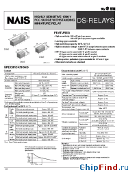 Datasheet DS1E-M-DC12V manufacturer Nais