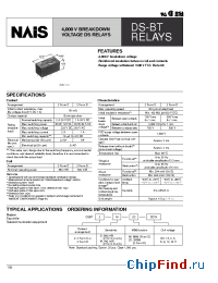 Datasheet DSBT2-S-2D-DC9V manufacturer Nais