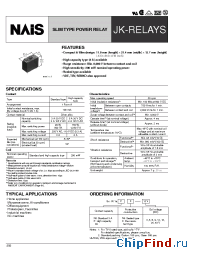 Datasheet JK1APF-18V manufacturer Nais