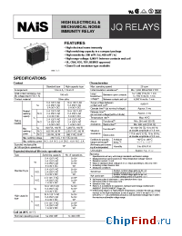 Datasheet JQ1-12 manufacturer Nais