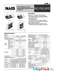 Datasheet NC2D-PL2-DC12V manufacturer Nais