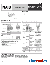 Datasheet NF2EB-2M-12V manufacturer Nais