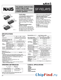 Datasheet SF3-DC36V manufacturer Nais