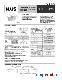 Datasheet ST1-L2-DC48V manufacturer Nais