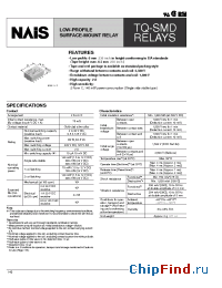 Datasheet TQ2SS-L-1.5V manufacturer Nais