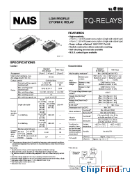 Datasheet TQ4H-L2-2M-4.5V manufacturer Nais
