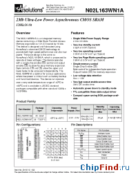 Datasheet EM128L16 manufacturer NanoAmp