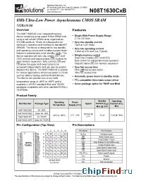 Datasheet N08T1630C1BT manufacturer NanoAmp