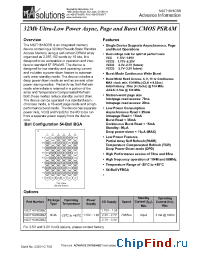 Datasheet N32T1618CBB manufacturer NanoAmp