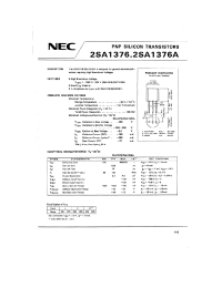 Datasheet 2SA1376 manufacturer NEC