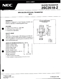 Datasheet 2SC3518-Z manufacturer NEC