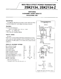 Datasheet 2SK2134 manufacturer NEC
