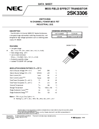 Datasheet 2SK3306 manufacturer NEC