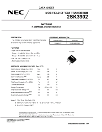 Datasheet 2SK3902-ZK manufacturer NEC