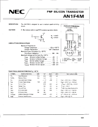 Datasheet AN1F4M manufacturer NEC