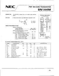 Datasheet BN1A4M manufacturer NEC