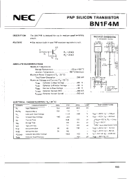 Datasheet BN1F4M manufacturer NEC