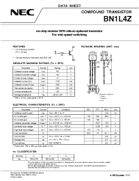 Datasheet BN1L4Z manufacturer NEC