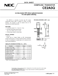 Datasheet CE2A3Q manufacturer NEC