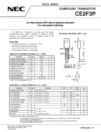 Datasheet CE2F3P manufacturer NEC
