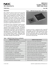 Datasheet CMOS-8LH manufacturer NEC