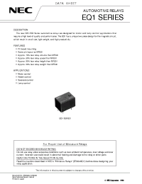 Datasheet EQ1-11040S manufacturer NEC